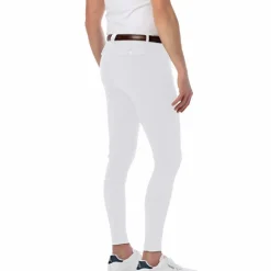 Riding World - Pantalon d'équitation homme Lecaire blanc