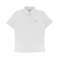 Riding World - Polo de concours manches courtes homme Romain blanc