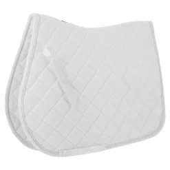 Riding World - Tapis de selle Velours blanc