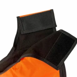 TdeT - Couvre-reins réfléchissant doublé polaire orange 0g
