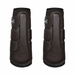 TdeT - Guêtres Mesh & Néoprène marron x2