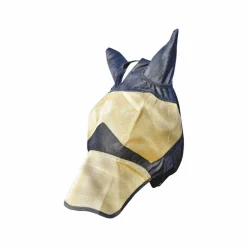 TdeT - Masque anti-mouches noir/ gold