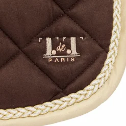TdeT - Tapis de selle Suedin Fontainebleau marron/ beige