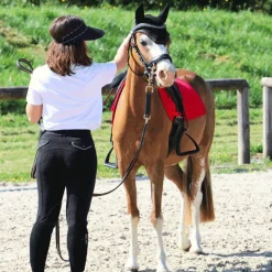 TdeT - Tapis de selle Thérèse rouge