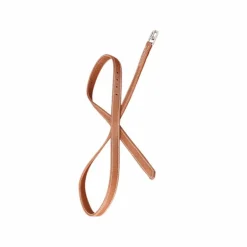 TdeT - Étrivière luxe fine tabac/blanc