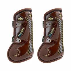 Veredus - Guêtres ouvertes Kevlar Gel Vento Marron  x2