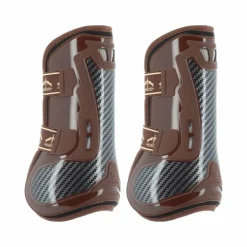 Veredus - Guêtres ouvertes Carbon Gel Absolute marron x2