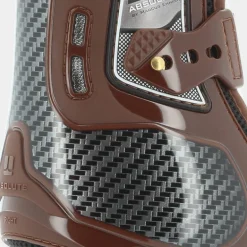 Veredus - Guêtres ouvertes Carbon Gel Absolute marron x2