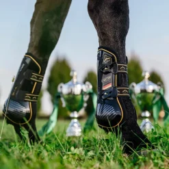 Veredus - Guêtres ouvertes Carbon Gel Absolute Aachen Edition noir x2