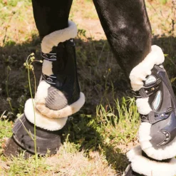 Veredus - Guêtres ouvertes Carbon Gel Vento Save The Sheep Noir x2