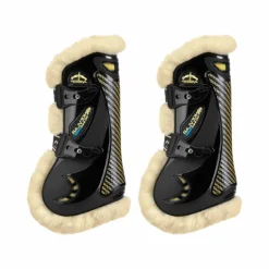 Veredus - Guêtres ouvertes Kevlar Gel Vento Save the Sheep Noir x2