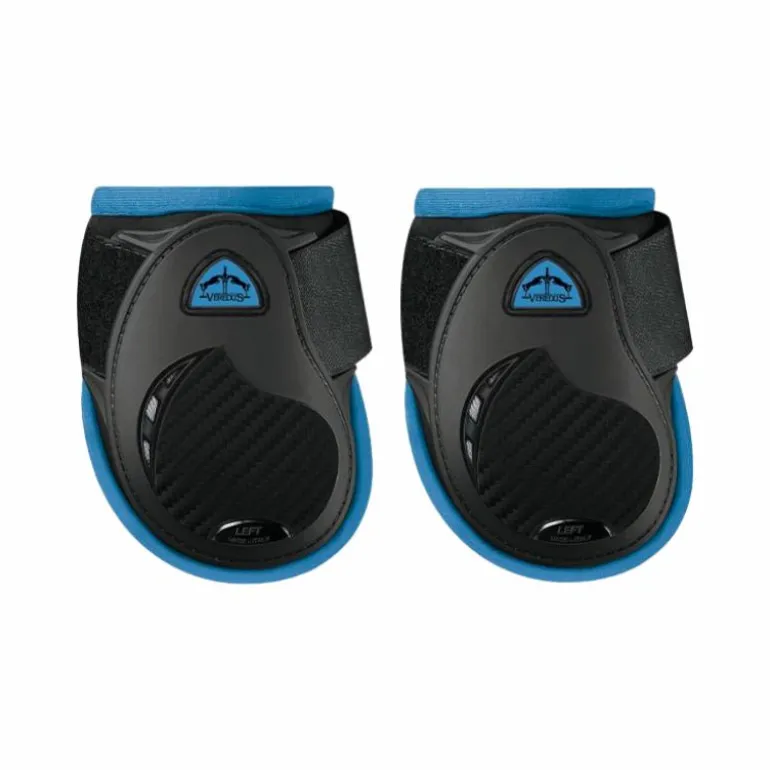 Veredus - Protège-boulets Jeunes Chevaux Vento personnalisé Color Edition Noir/ Bleu