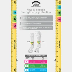 Veredus - Protège-boulets Pro Jump Velcro Noir